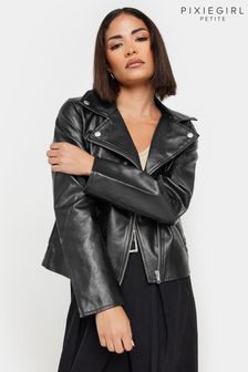 Next petite leather jacket sale