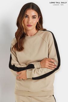 Long Tall Sally Natural Colour Block Crew Neck Sweatshirt (AL4062) | €44