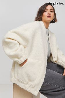 Simply Be Brushed Wool Bomber Jacket (AL4999) | 1 945 K