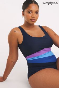 Curve Simply Be Colour Block Swimwear Next Luxembourg