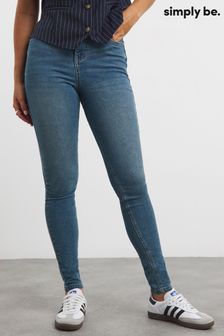 Simply Be Blue 24/7 Denim Skinny Jeans (AL5024) | $48