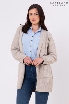 Lakeland Clothing Cream Fleur Cable Knit Cardigan (AL5245) | 2,575 UAH