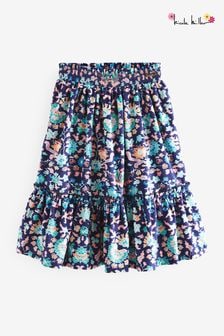 Nicole Miller Blue Printed Long Skirt (AL5863) | 1 465 Kč - 1 585 Kč