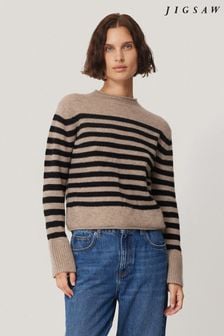 Women s Jumpers Jigsaw Cream Knitwear Next United Arab Emirates