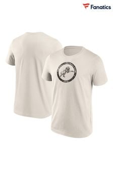 Fanatics 100% Cotton Millwall Distressed Retro Graphic White T-Shirt (AL5963) | 159 SAR