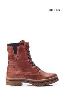 Moda In Pelle Odcombe Elastic Top Lace Up Biker Boots (AL6142) | kr3 140