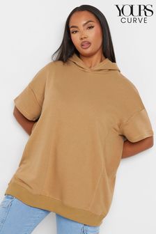 Yours Curve Natural 100% Cotton Oversized Hoodie (AL6959) | €34