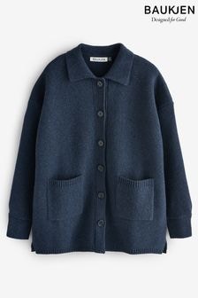 Baukjen Blue Bay Wool Blend Knitted Jacket (AL7395) | $272