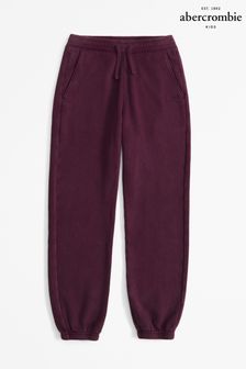 Abercrombie & Fitch Purple Washed Logo Joggers (AL7474) | LEI 233 - LEI 245