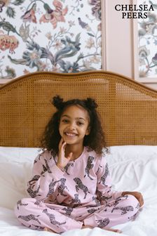 Girls zebra pyjamas deals
