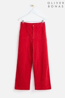 Oliver Bonas Corduroy Wide Leg Trousers (AL7981) | €91