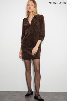 Women s Monsoon Mini 3 4 Sleeve Cotton Dresses Next United Arab Emirates