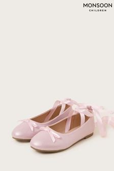 Monsoon Satin Ribbon Ballet Flats (AL8948) | 35 € - 41 €