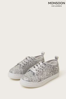 Monsoon Silver Shoes For Girls Monsoon Silver Ballerina Next