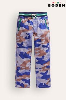 Boys blue camo pants top