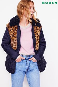 Boden animal print coat clearance