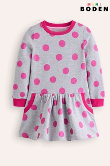 Girls Boden Spots Long Sleeve Dresses Next Luxembourg