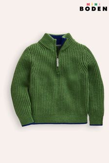 Boden Green Heritage Half-Zip Jumper (AL9558) | CA$106 - CA$120