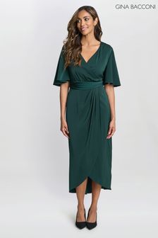 Gina bacconi wrap dress 2025