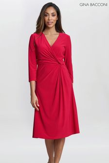 Gina bacconi wrap dress hot sale