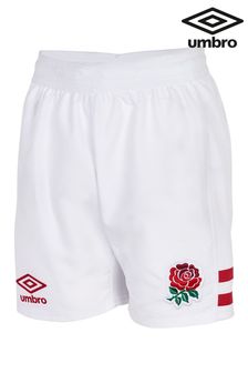 Umbro Junior England Home Replica Rugby-Shorts, Weiß (ALH551) | 43 €