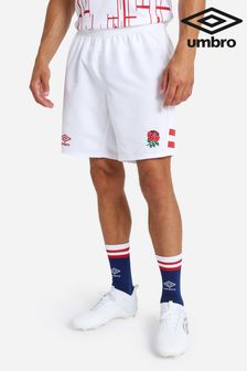 Umbro England Rugby Home Replica White Shorts (ALL774) | 125 zł