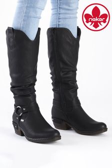 Rieker Womens Knee Length Western Brown Boots (AM1325) | €133