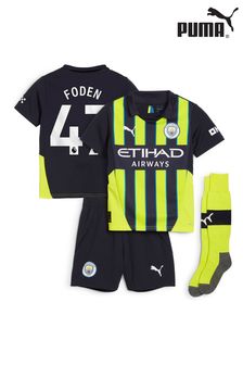 Puma Manchester City Away Minikit 2024-25 Foden 47 Printing (AM1643) | kr1 470