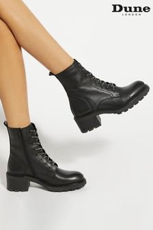 Dune London Black Plexie Embellished Lace Boots (AM3283) | €259