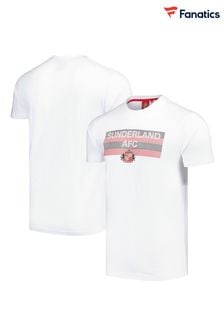 Fanatics Sunderland Raised Rubber Graphic 100% Cotton White T-Shirt (AM4261) | CHF 41