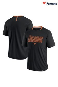 Fanatics College Texas Longhorns Defender Black T-Shirt (AM4277) | SGD 58