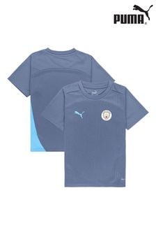 Puma Blue Kids Manchester City Training T-Shirt (AM4415) | kr740