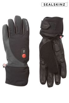 Sealskinz Upwell Waterproof Heated Cycle Black Gloves (AM4493) | $300