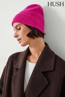 Hush Pink Cashmere Beanie (AM4828) | $86