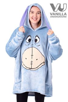 Vanilla Underground Blue Womens Disney Winnie The Pooh Blanket Hoodie (AM9618) | kr628