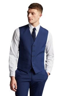 Antique Rogue Blue Slim Sb5 Waistcoat (AM9696) | $110