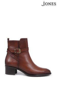 Jones Bootmaker Kyra Leather Brown Boots (AM9798) | $223