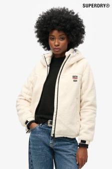 White borg jacket sales