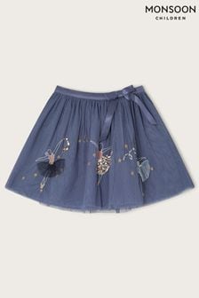 Monsoon Blue Embellished Ballerina Mesh Skirt (AN5710) | LEI 155 - LEI 179