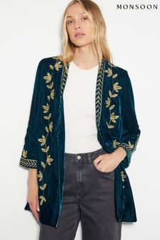 Monsoon embellished jacket top