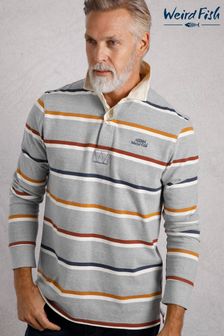 Men s Rugby Shirts Stripe Long Sleeve Sportswear Next Oman