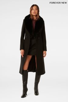 Women s Coats Forever New Black Other Coatsandjackets Next Luxembourg