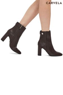 Carvela Jackpot Ankle Brown Boots (AN7555) | $255