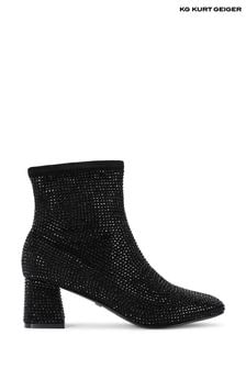 KG Kurt Geiger Storm Gem Black Boots (AN7579) | $170