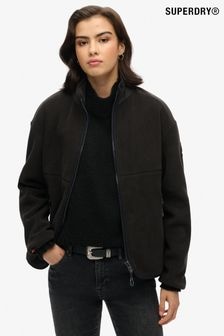 Superdry Black Active Full Zip Fleece (AN8658) | $111