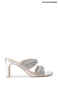 Kg Kurt Geiger Chrome Asher Sandals (AP0147) | $153