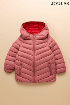 Joules Kids' Cairn Showerproof Padded Coat with Hood