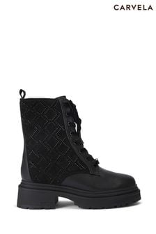 Carvela Show Stomper Black Boots (AP9766) | 1190 zł