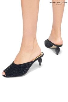 Women s Kurt Geiger London Black Mules Studded Occasionwear Next Luxembourg