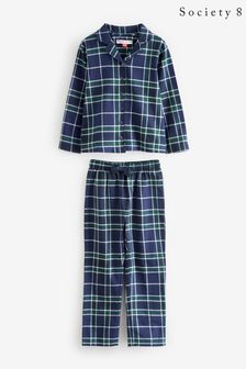 Society 8 Blue GIRLS FLANNEL PJ (AT1157) | $34